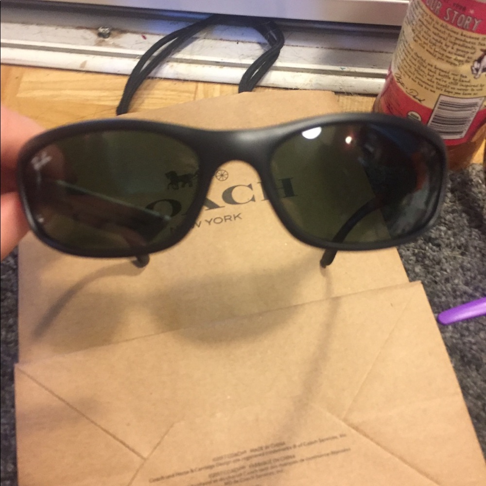 Flat Black Ray Ban NWT